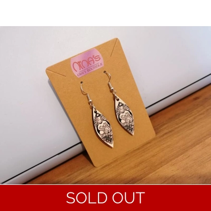 Disney Alice In Wonderland Sublimated Cheshire Cat Earrings